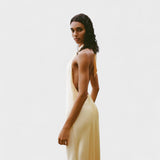 Gala - Vestido Halter Satinado