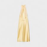 Gala - Vestido Halter Satinado
