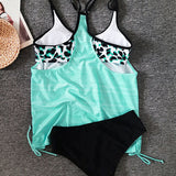 Augusta - Tankini uni com estampado de leopardo