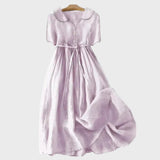 Vestido Clássico com Botões