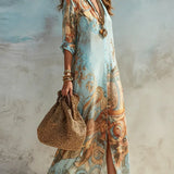 Mara | Vestido elegante de verão de corte fluido