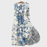 Vestido de Porcelana Floral