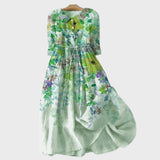 Vestido de Jardim em Aquarela