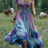 Serena - Vestido Maxi Curto Floral