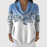 Aurora | Sweater Floral com Gola Alta