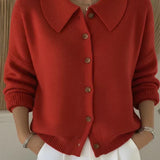 Velia | Cardigan com Gola de Camisa