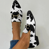 Diana - Mocassim com Detalhe de Fivela Impressa