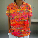 Isa - Camisa com Estampa Abstrata