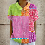 Zara - Camisa Colorida em Patchwork