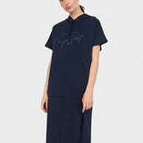 Sásquia - Vestido casual com capuz