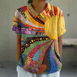 Mel - Camisa Patchwork Sunburst