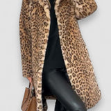 Leia - Casaco Comprido Leopardo
