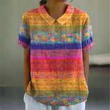 Marta - Camisa Listrada Floral