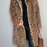 Leia - Casaco Comprido Leopardo