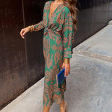 Celeste | Vestido Midi Elegância Florida
