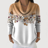 Aurora | Sweater Floral com Gola Alta
