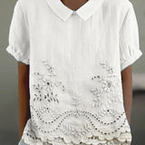 Liliana - Camisa Bordada Floral