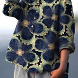 Jéssica - Camisa Casual Vintage Floral