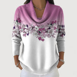Aurora | Sweater Floral com Gola Alta