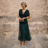 Mikaela | Vestido Maxi de Ombros Descobertos