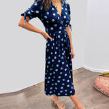 Mónica - Vestido Elegante de Bolinhas