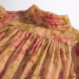 Rosario | Vestido Longo Floral em Chiffon