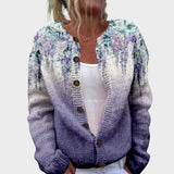 Inês - Cardigan Floral de Outono