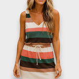 Gema - Vestido Mini com Riscas