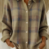 Fiammetta | Cardigan em Malha xadrez