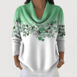 Aurora | Sweater Floral com Gola Alta