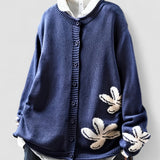 Safira - Cardigã com Padrão Floral