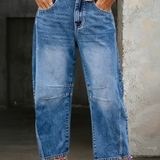 Laura | Jeans de boca de sino descontraídos