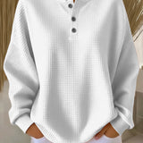 Miranda | Felpa Henley Goffrata