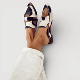 Amália - Mocassins com padrão abstrato