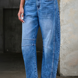 Laura | Jeans de boca de sino descontraídos
