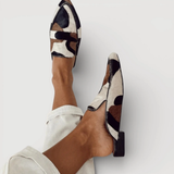 Amália - Mocassins com padrão abstrato