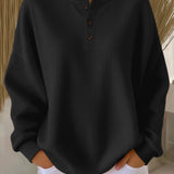 Miranda | Felpa Henley Goffrata