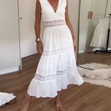 Kim - Vestido em Renda com Decote V