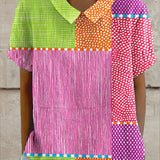 Zara - Camisa Colorida em Patchwork