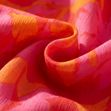 Olympe | Vestido Fluido em Rosa e Laranja
