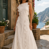 Della | Elegante Vestido Maxi Bordado