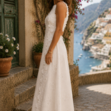 Della | Elegante Vestido Maxi Bordado