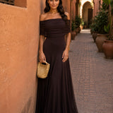 Vestido Toledo em castanho