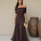 Vestido Toledo em castanho