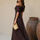 Vestido Toledo em castanho