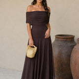 Vestido Toledo em castanho