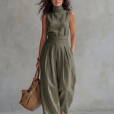 Maria | Conjunto completo de palazzo e top