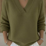 Viola | Sweater Macio com Decote em V