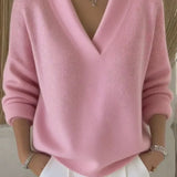 Viola | Sweater Macio com Decote em V