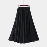 Saia Elegante de Cintura Alta